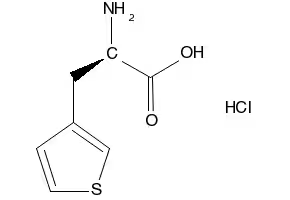 D-3-Thienylalanine structure, CAS 152612-26-5