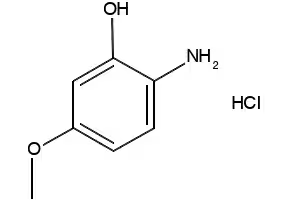 2-Hydroxy-4-methoxyanilineHydrochloride structure, CAS 39547-15-4
