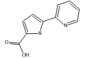 5-(2-Pyridyl)Thiophene-2-CarboxylicAcid structure, CAS 119082-97-2
