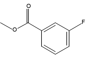 Methyl3-fluorobenzoate structure, CAS 455-68-5