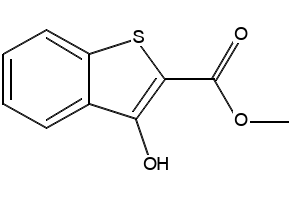 Methyl3-Hydroxybenzo[B]Thiophene-2-Carboxylate structure, CAS 13134-76-4