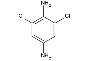 2,6-Dichloro-1,4-phenylenediamine structure, CAS 609-20-1
