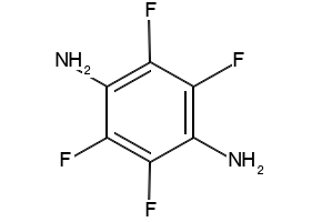 2,3,5,6-Tetrafluoro-1,4-phenylenediamine structure, CAS 1198-64-7