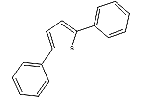 2,5-Diphenylthiophene structure, CAS 1445-78-9