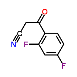 2,4-Difluorobenzoylacetonitrile structure, CAS 71682-95-6