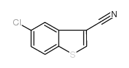 5-Chloro-1-Benzothiophene-3-Carbonitrile structure, CAS 16296-79-0