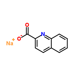 QuinaldicAcidSodiumSalt structure, CAS 16907-79-2