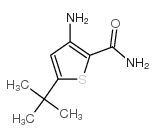 3-Amino-5-(Tert-Butyl)Thiophene-2-Carboxamid structure, CAS 175137-04-9