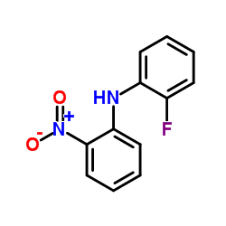 2-Fluoro-2'-nitrodiphenylamine structure, CAS 28898-02-4