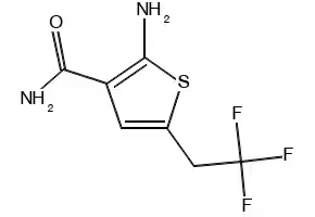 5-(2-Pyridyl)thiophene-2-carboxamide structure, CAS 175202-40-1