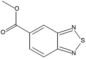 Methylbenzo-2,1,3-thiadiazole-5-carboxylate structure, CAS 175204-21-4