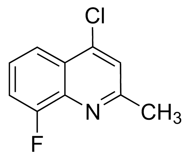 4-Chloro-8-Fluoro-2-Methylquinoline structure, CAS 18615-59-3