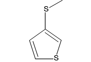 3-(Methylthio)Thiophene structure, CAS 20731-74-2