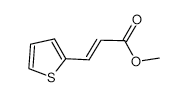 Methyl3-(thien-2-YL-)acrylate structure, CAS 20883-96-9