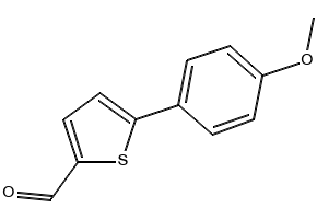 5-(4-Methoxyphenyl)Thiophene-2-Carbaldehyde structure, CAS 38401-67-1