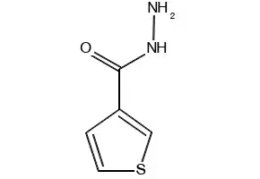 3-Thiophenecarboxylicacidhydrazide structure, CAS 39001-23-5