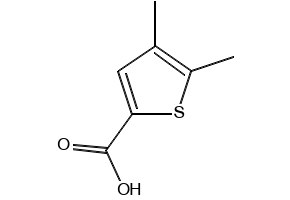 4,5-Dimethylthiophene-2-carboxylicacid structure, CAS 40808-24-0
