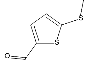 5-(Methylthio)thiophene-2-carbaldehyde structure, CAS 24445-35-0