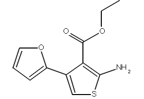Ethyl2-amino-4-(2-furyl)thiophene-3-carboxylate structure, CAS 256506-99-7