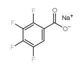 Sodium2,3,4,5-Tetrafluorobenzoate structure, CAS 67852-79-3