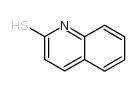 2-Quinolinethiol structure, CAS 2637-37-8