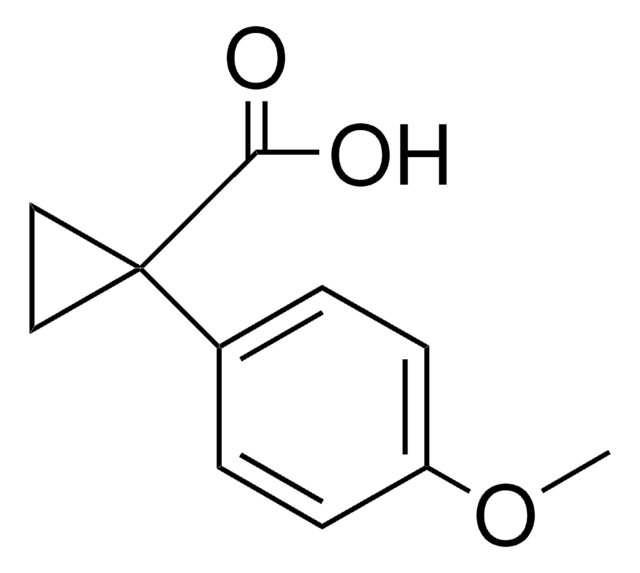 1-(4-Methoxyphenyl)-1-cyclopropanecarboxylicacid structure, CAS 16728-01-1