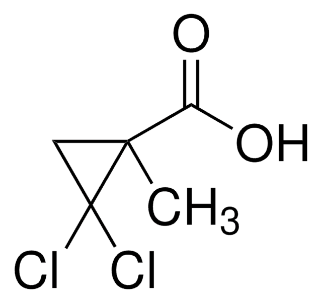 2,2-Dichloro-1-methylcyclopropanecarboxylicacid structure, CAS 1447-14-9