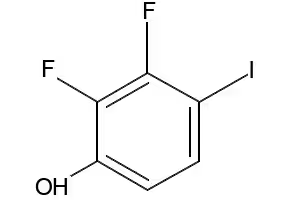 4-Iodo-2,3-difluorophenol structure, CAS 144292-40-0