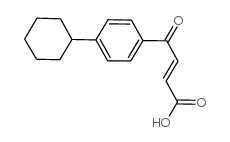 3-(4-Cyclohexylbenzoyl)acrylicacid structure, CAS 58897-74-8