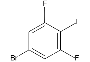 2,6-Difluoro-4-bromoiodobenzene structure, CAS 160976-02-3