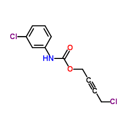 3-Chlorocarbanilicacid4-chloro-2-butynylester structure, CAS 101-27-9