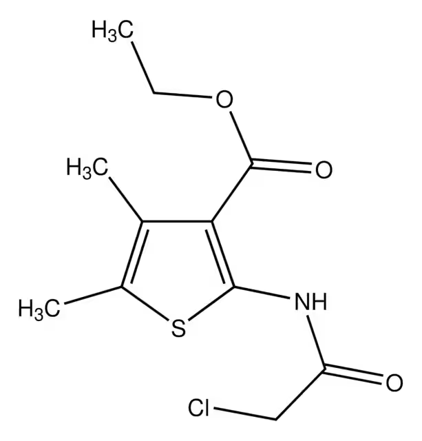 2-(2-Chloro-Acetylamino)-4,5-Dimethyl-Thiophene-3-CarboxylicAcidEthylEster structure, CAS 60442-34-4
