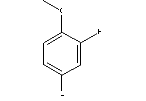 2,4-Difluoro-1-methoxybenzene structure, CAS 252-10-8