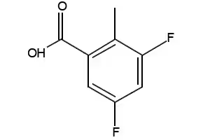 3,5-Difluoro-2-methylbenzoicacid structure, CAS 1003710-06-2