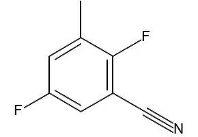 2,5-Difluoro-3-methylbenzonitrile structure, CAS 1003712-20-6