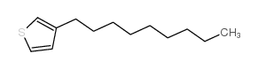 3-n-Nonylthiophene structure, CAS 65016-63-9