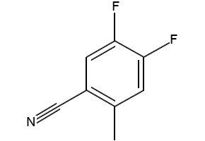 3,5-Difluoro-2-methylbenzonitrile structure, CAS 1003708-74-4