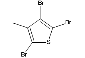 2,3,5-Tribromo-4-methylthiophene structure, CAS 67869-13-0