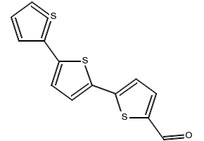 5-[5-(2-Thienyl)-2-thienyl]thiophene-2-carbaldehyde structure, CAS 7342-41-8