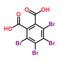 Tetrabromophthalicacid structure, CAS 13810-83-8
