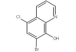 7-Bromo-5-Chloro-8-Hydroxyquinoline structure, CAS 7640-33-7