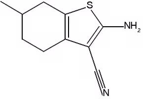 2-(2-Chloro-acetylamino)-6-Methyl-4,5,6,7-Tetrahydro-Benzo[B]Thiophene-3-CarboxylicacidEthylEster structure, CAS 76981-87-8