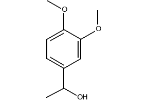 1-(3,4-Dimethoxyphenyl)ethanol structure, CAS 5653-65-6