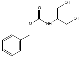 N-Cbz-2-Amino-1,3-propanediol structure, CAS 71811-26-2