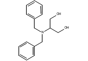 2-(N,N-Dibenzyl)-amino-1,3-propanediol structure, CAS 246232-73-5