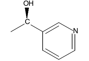 (R)-1-(3-Pyridyl)ethanol structure, CAS 7606-26-0
