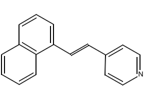 4-(1-Naphthylvinyl)pyridine structure, CAS 16375-56-7