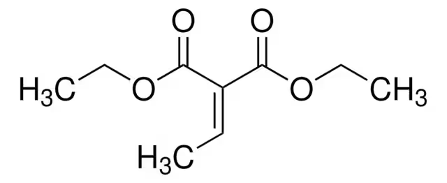 Diethylethylidenemalonate structure, CAS 1462-12-0