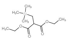 Diethyl(trimethylsilylmethyl)malonate structure, CAS 17962-38-8