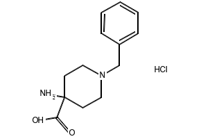 Methyl4-Amino-1-benzylpiperidine-4-carboxylate structure, CAS 57611-57-1